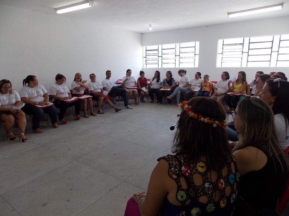 Educadores no projeto de formação continuada (Foto: Adelino Silva - Ascom/PMC)
