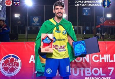 Pedro Henrique é campeão na Copa América Fut7 2022 no Chile