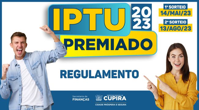 IPTU Premiado 2023 – regulamento