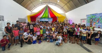 VII colônia de férias do SCFV promoveu mais inclusão de crianças e jovens do município